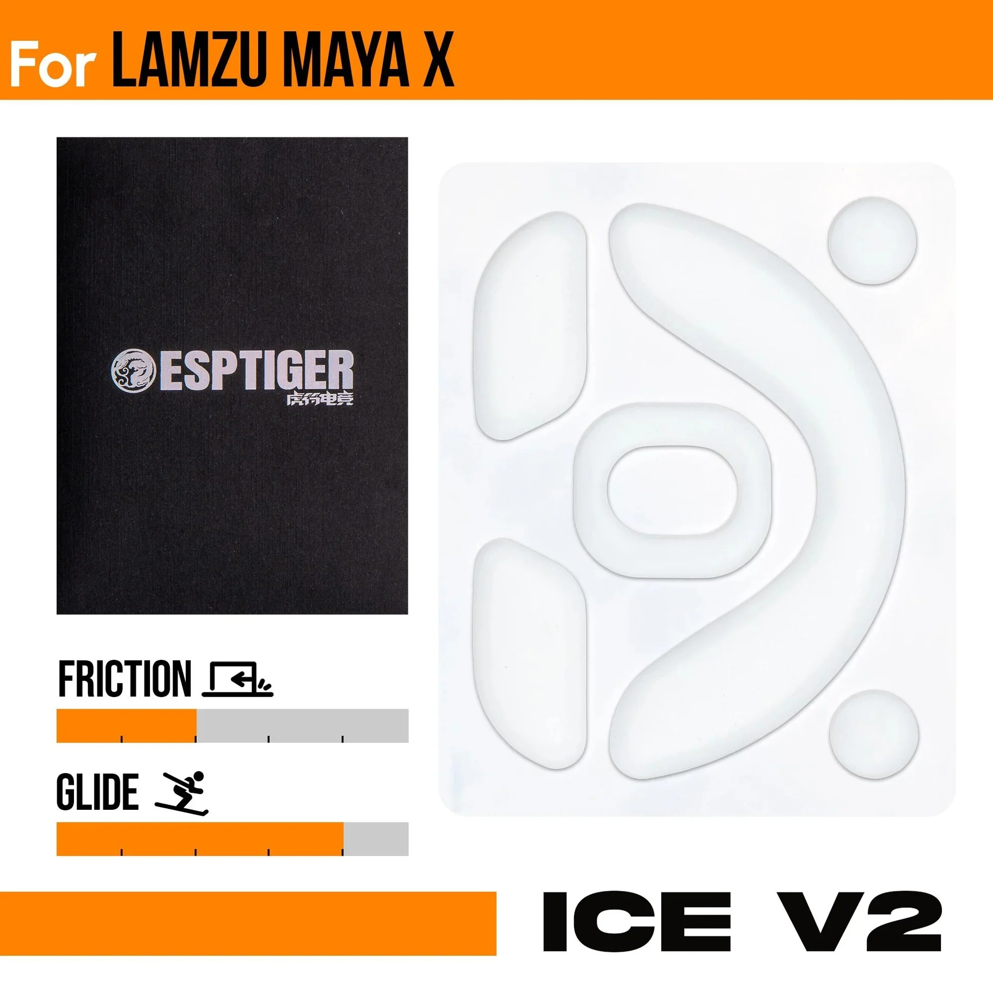 ESPTiger ICE V2 Mouse Skates - For Lamzu - Image 3