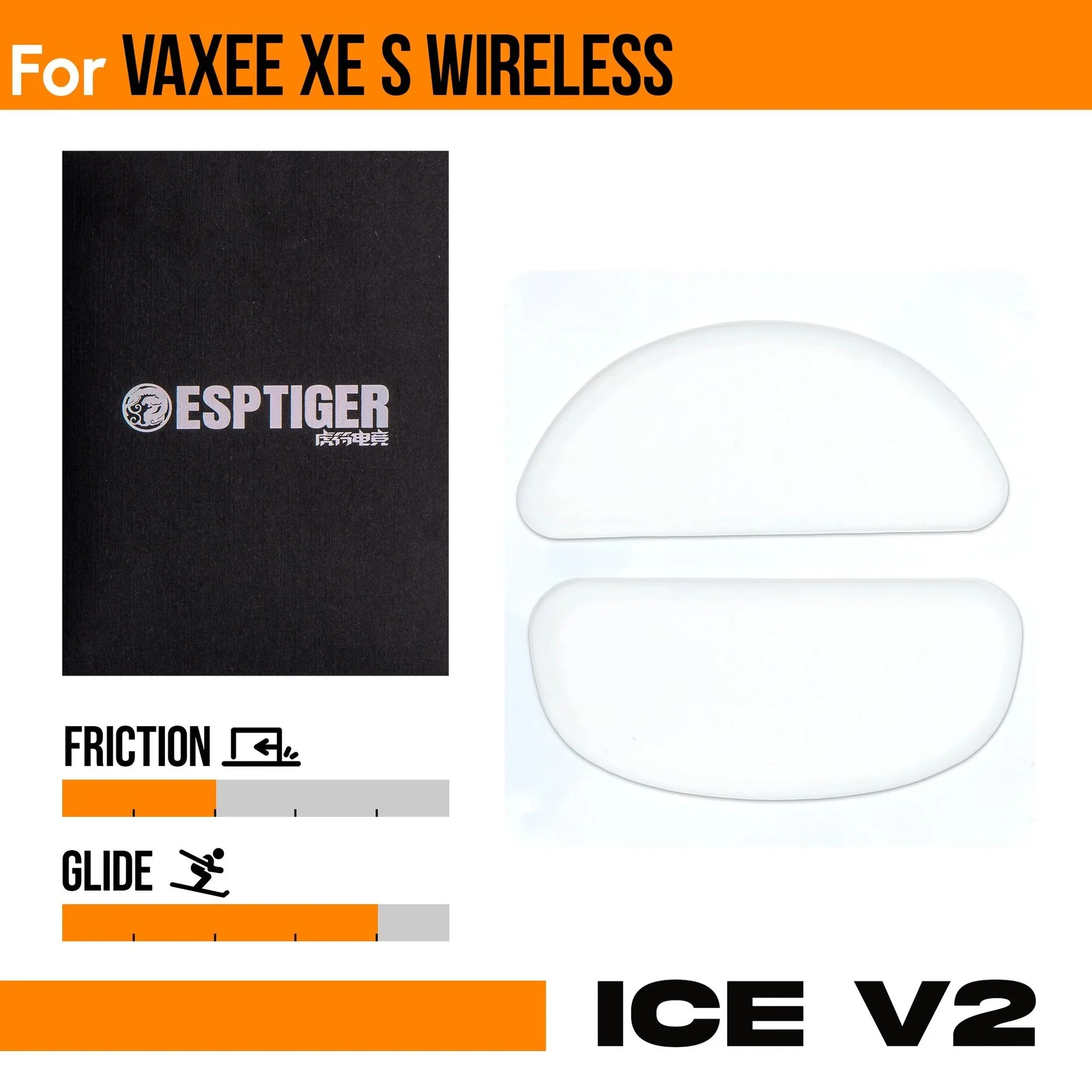 ESPTiger ICE V2 Mouse Skates - For VAXEE - Image 2